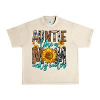 Sandshell auntie like a mom only cooler Urban Heavy Tee - Zillion Design Studio