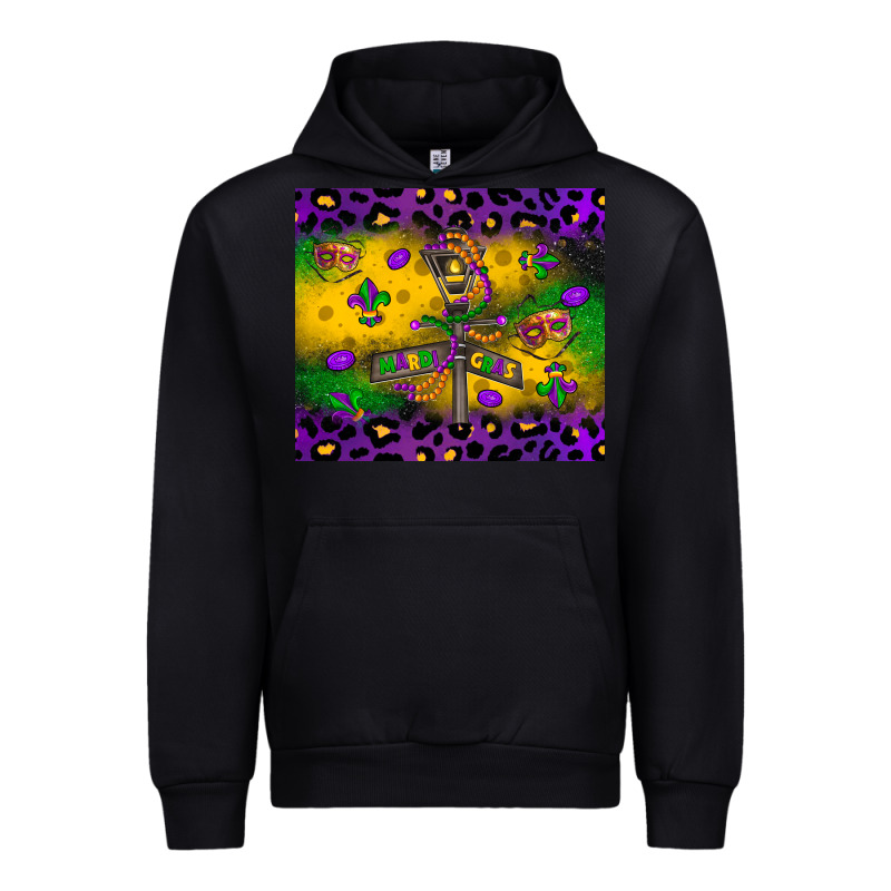 Mardi Gras Street Lights Urban Hoodie by LillyAllenDesigns | Teevron