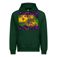 Forest Green mardi gras street lights Urban Hoodie - LillyAllenDesigns