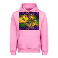 Fuchsia Pink mardi gras street lights Urban Hoodie - LillyAllenDesigns