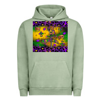 Pigment Oil Green mardi gras street lights Urban Hoodie - LillyAllenDesigns