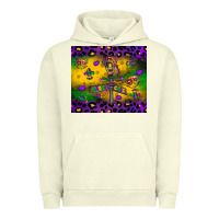 Pigment Pistachio mardi gras street lights Urban Hoodie - LillyAllenDesigns