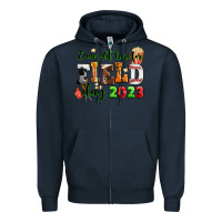 Navy i am just here for field day  2023 Zipper Hoodie - AdoDesignShop