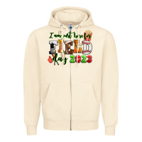 Sandshell i am just here for field day  2023 Zipper Hoodie - AdoDesignShop