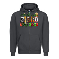 Smoke i am just here for field day  2023 Zipper Hoodie - AdoDesignShop