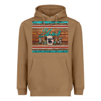 Show Mom Aztec Cowhide Leopard Heifer Heavyweight Hoodie | Teevron