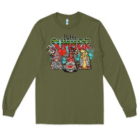 Army Green hello summer Long Sleeve Tee - SublimationCraftShop