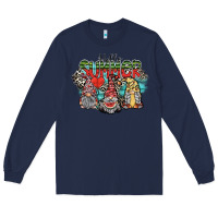 Navy hello summer Long Sleeve Tee - SublimationCraftShop