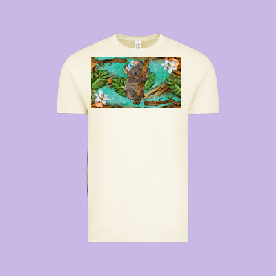 Koala Cup Vintage Tee Designed By Barkaloodesign