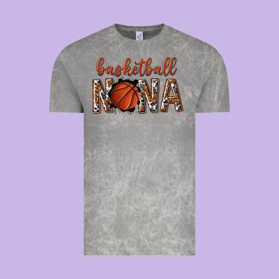 Vintage Tee basketball nana with leopard