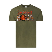 Vintage Olive basketball nana with leopard Vintage Tee - texasbilliewilder