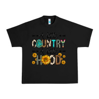 Black a little country a little hood Urban Heavy Tee - Zillion Design Studio