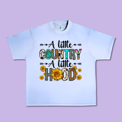 A Little Country A Little Hood Urban Heavy Tee Designed By Zillion Design Studio