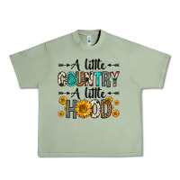 Oil Green a little country a little hood Urban Heavy Tee - Zillion Design Studio