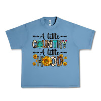 Pebble Blue a little country a little hood Urban Heavy Tee - Zillion Design Studio