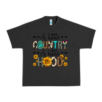 Pigment Black a little country a little hood Urban Heavy Tee - Zillion Design Studio
