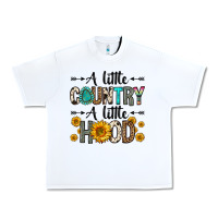 White a little country a little hood Urban Heavy Tee - Zillion Design Studio