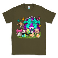 Army Green Easter Farm Animal Easter Day Classic Tee - Neo Western