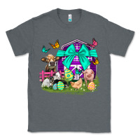 Charcoal Heather Easter Farm Animal Easter Day Classic Tee - Neo Western