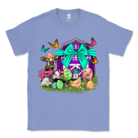 Colony Blue Easter Farm Animal Easter Day Classic Tee - Neo Western