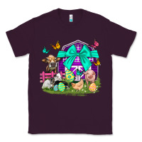 Plum Easter Farm Animal Easter Day Classic Tee - Neo Western