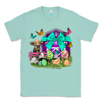 Seafoam Easter Farm Animal Easter Day Classic Tee - Neo Western