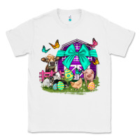 White Easter Farm Animal Easter Day Classic Tee - Neo Western