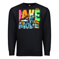 Black Lake mode summer Premium Sweatshirt - NancyCooperArtShop