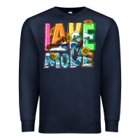 Navy Lake mode summer Premium Sweatshirt - NancyCooperArtShop