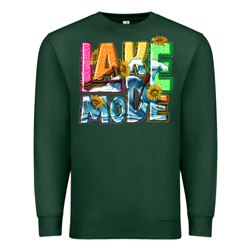 Lake Mode Summer Premium Sweatshirt by NancyCooperArtShop | Teevron