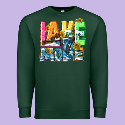 Lake Mode Summer Premium Sweatshirt Designed By Nancycooperartshop