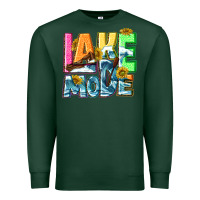 Sports Green Lake mode summer Premium Sweatshirt - NancyCooperArtShop