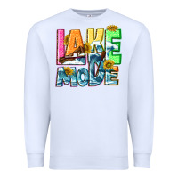 White Lake mode summer Premium Sweatshirt - NancyCooperArtShop