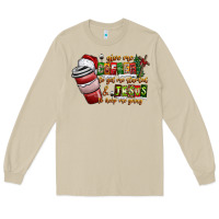 Mushroom Coffee  Jesus Long Sleeve Tee - CowhideDigitalArt