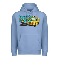 Colony Blue transportation squad Premium Hoodie - NancyCooperArtShop