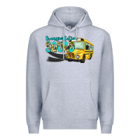Heather Grey transportation squad Premium Hoodie - NancyCooperArtShop