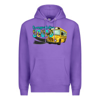 Purple transportation squad Premium Hoodie - NancyCooperArtShop