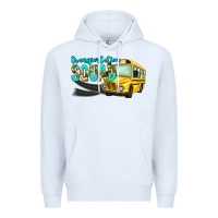 White transportation squad Premium Hoodie - NancyCooperArtShop