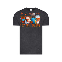 Vintage Black basketball tisthe season coffee cups Vintage Tee - texasbilliewilder