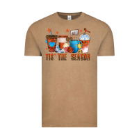 Vintage Coffee basketball tisthe season coffee cups Vintage Tee - texasbilliewilder