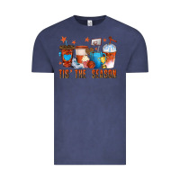 Vintage Denim basketball tisthe season coffee cups Vintage Tee - texasbilliewilder