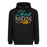 Black show mom aztec cowhide sunflower and arrow Heavyweight Hoodie - Artiststas