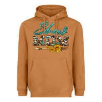 Meerkat show mom aztec cowhide sunflower and arrow Heavyweight Hoodie - Artiststas