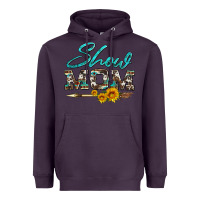 Plum show mom aztec cowhide sunflower and arrow Heavyweight Hoodie - Artiststas