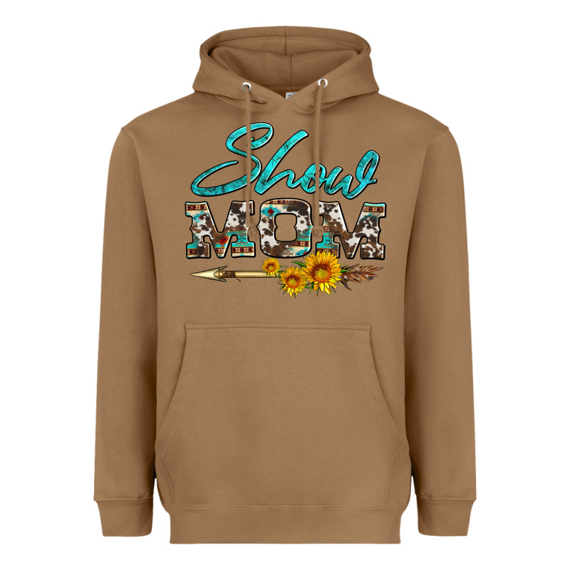 Show Mom Aztec Cowhide Sunflower And Arrow Heavyweight Hoodie by Artiststas | Teevron