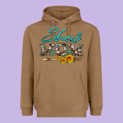 Show Mom Aztec Cowhide Sunflower And Arrow Heavyweight Hoodie Designed By Artiststas