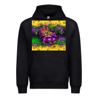 Black mardi gras lips Urban Hoodie - LillyAllenDesigns