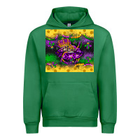 Emerald mardi gras lips Urban Hoodie - LillyAllenDesigns