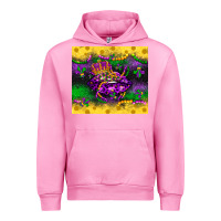 Fuchsia Pink mardi gras lips Urban Hoodie - LillyAllenDesigns