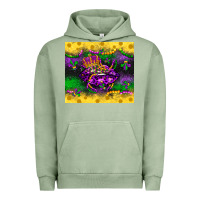 Pigment Oil Green mardi gras lips Urban Hoodie - LillyAllenDesigns